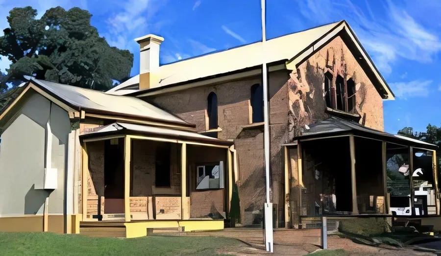 The historic Branxton court house