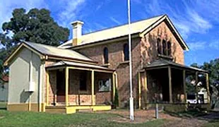 The historic Branxton court house